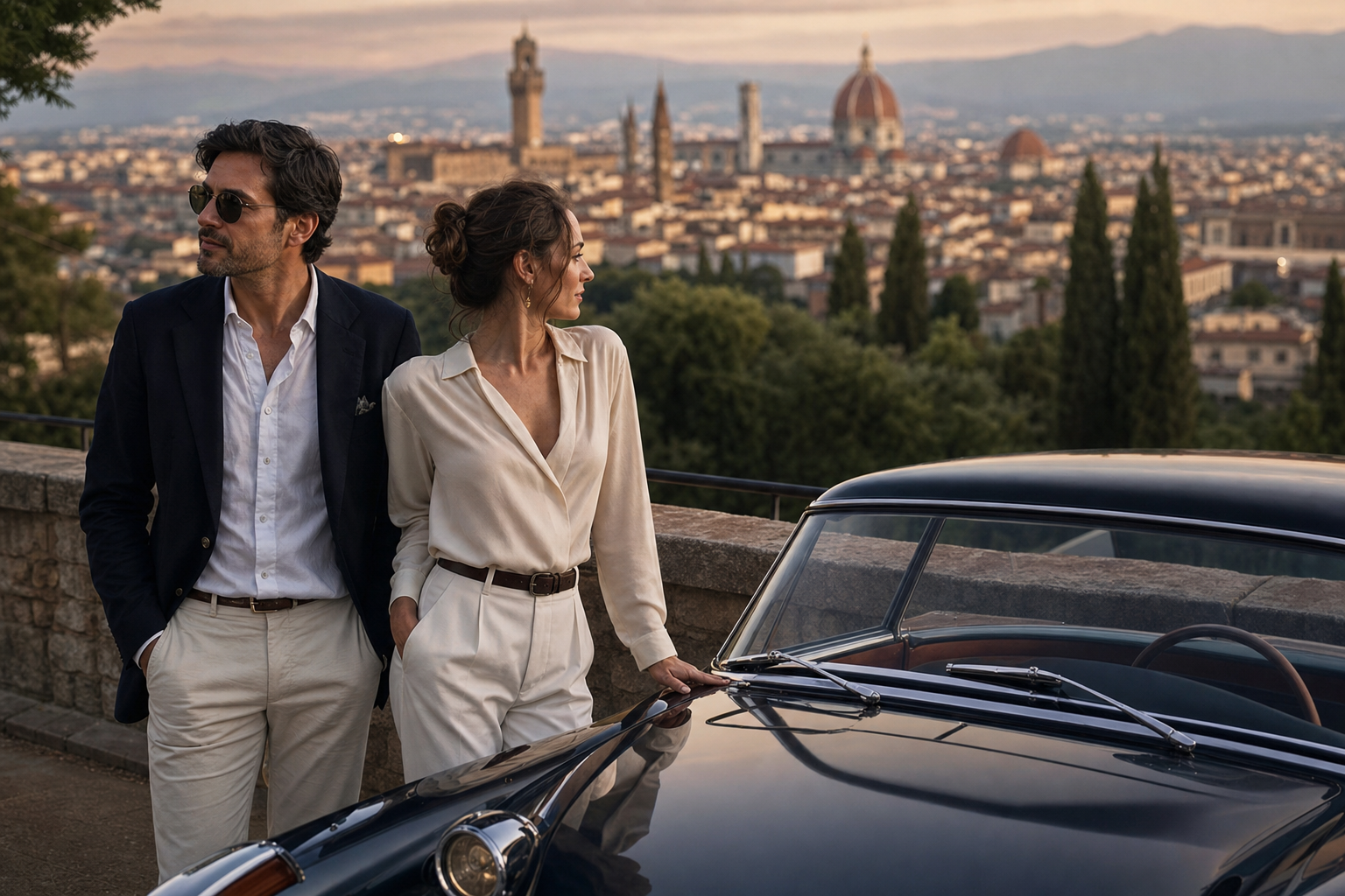 Private Fashion and Speed journey between Florence and Chianti
