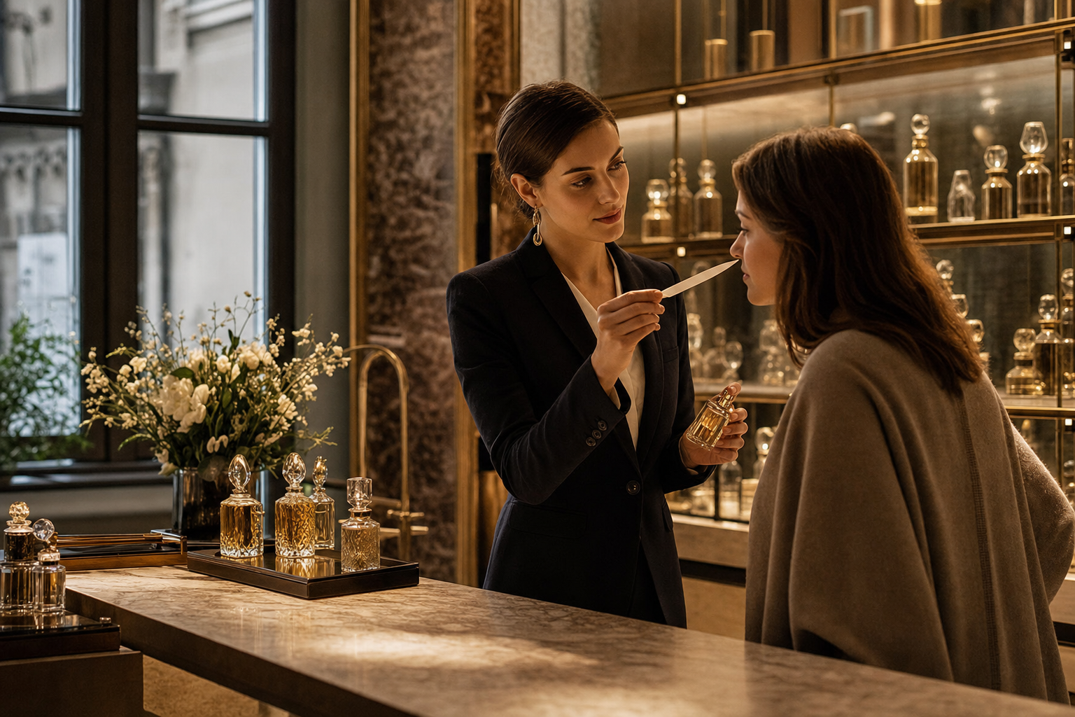 Bespoke fragrance experience in a refined Brera perfume atelier
