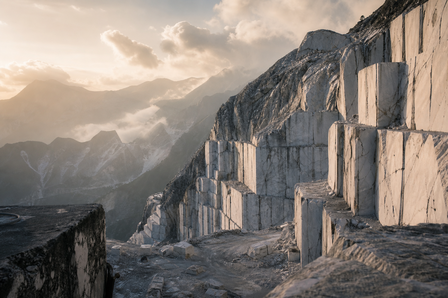 Carrara marble quarries in the Architecture and Cinema private journey by OHH! ITALY