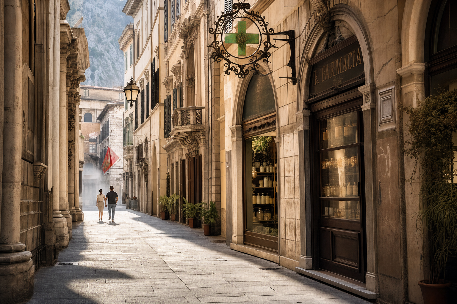 Historic Carrara street atmosphere near Corso Rosselli - OHH! Italy