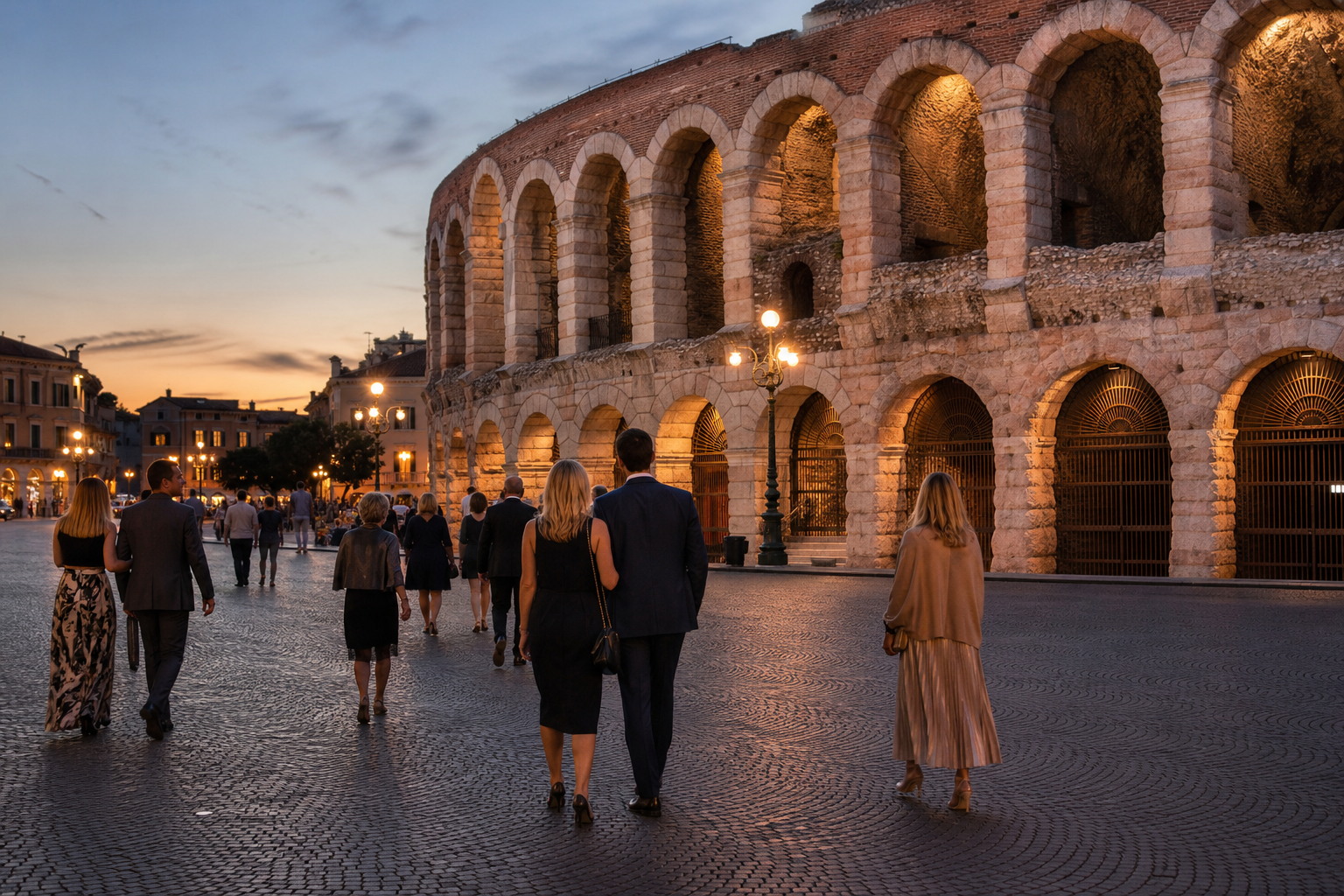 Verona Arena evening cultural atmosphere