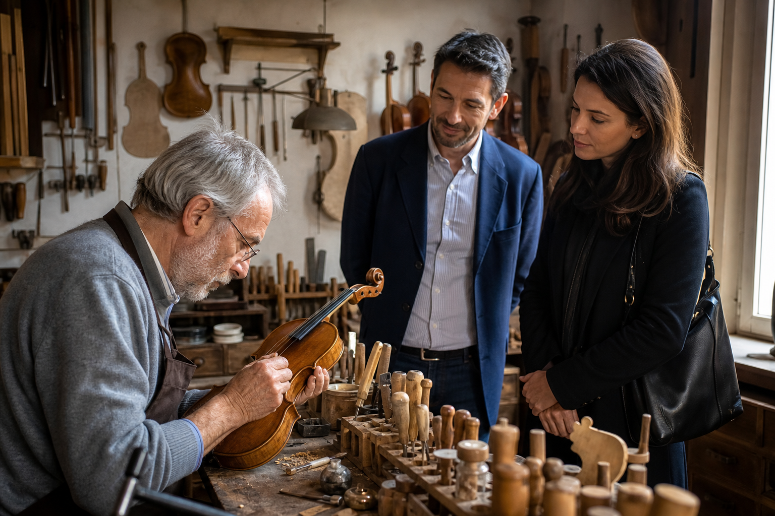 Private Cremona violin atelier visit