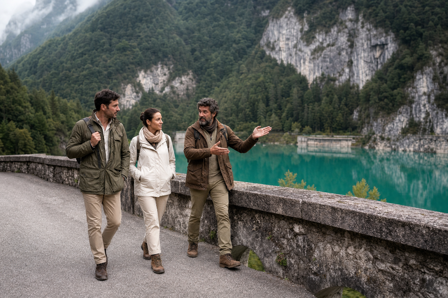 Private guided panoramic walk in the Valcellina near Lake Barcis