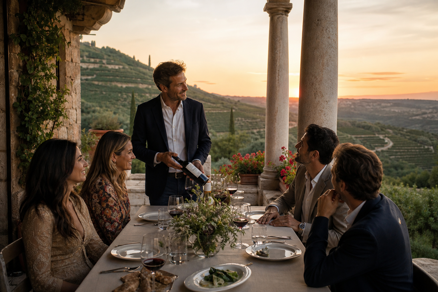 Valpolicella estate dinner near Verona
