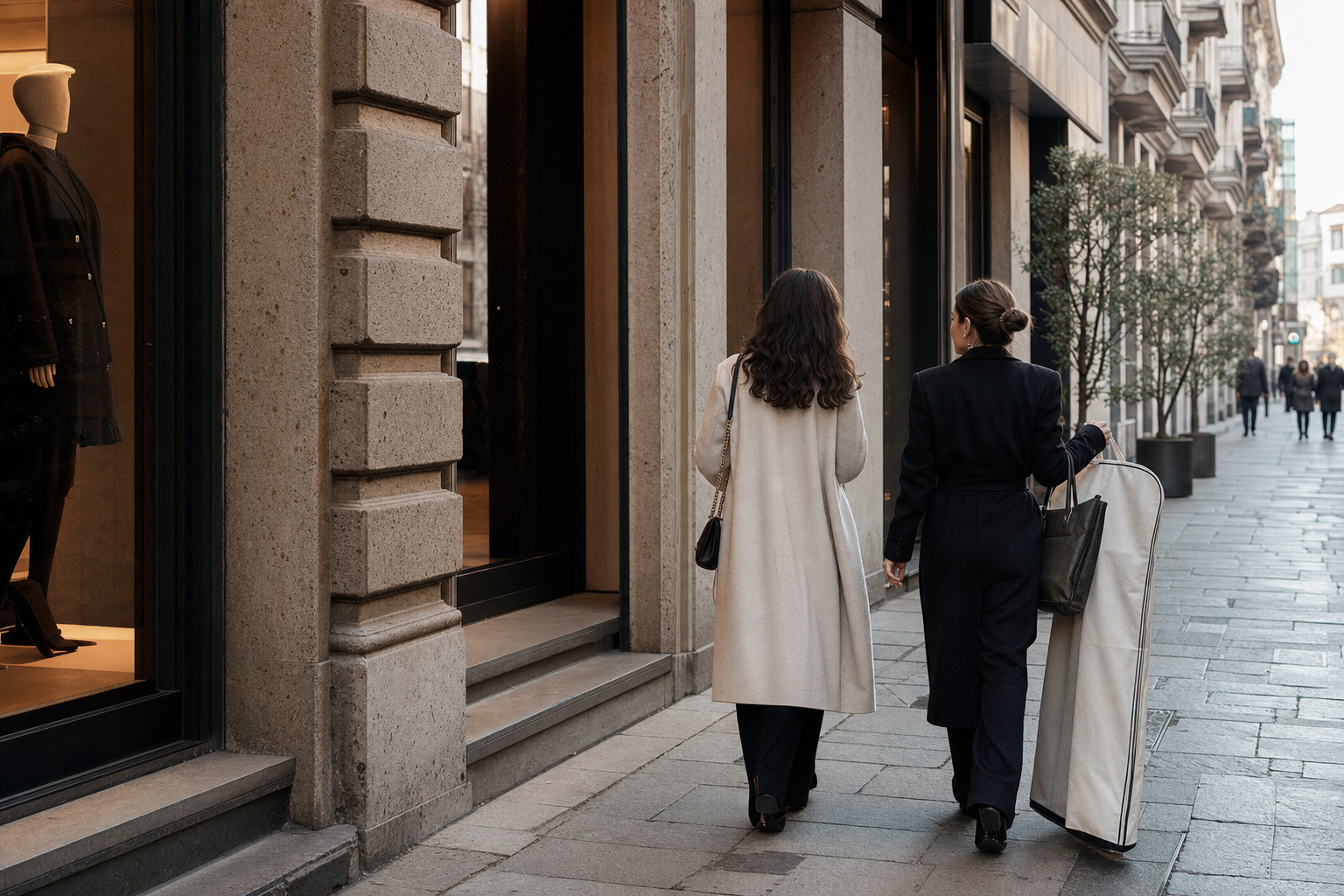 Milan private shopping with personal shopper