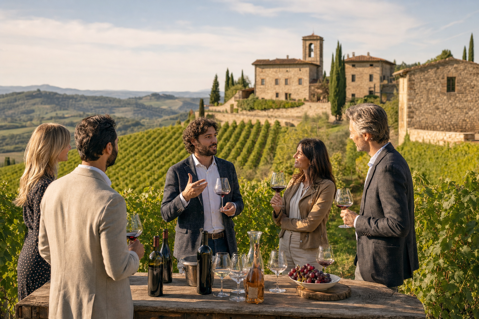 Private Chianti vineyard tasting