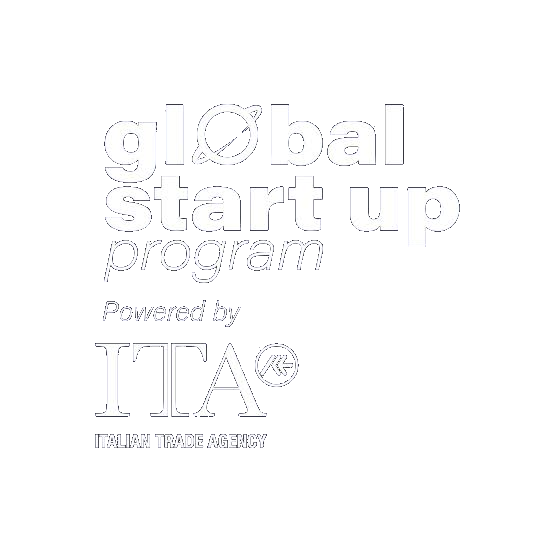 Official Global Startup Program logo powered by ITA Italian Trade Agency