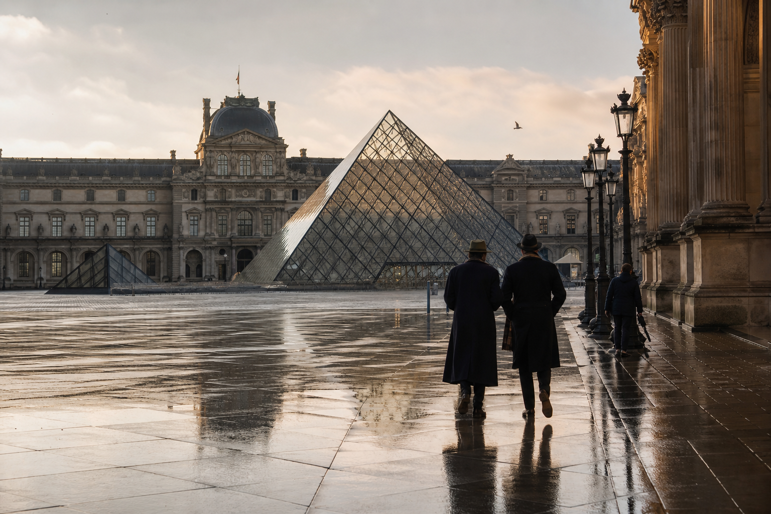 Private Paris and Versailles grand tour atmosphere near the Louvre