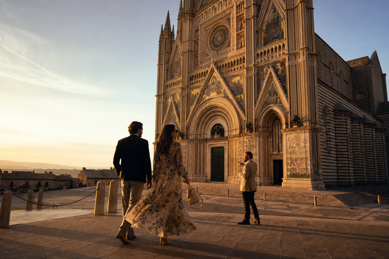Private Orvieto Cathedral visit at golden hour