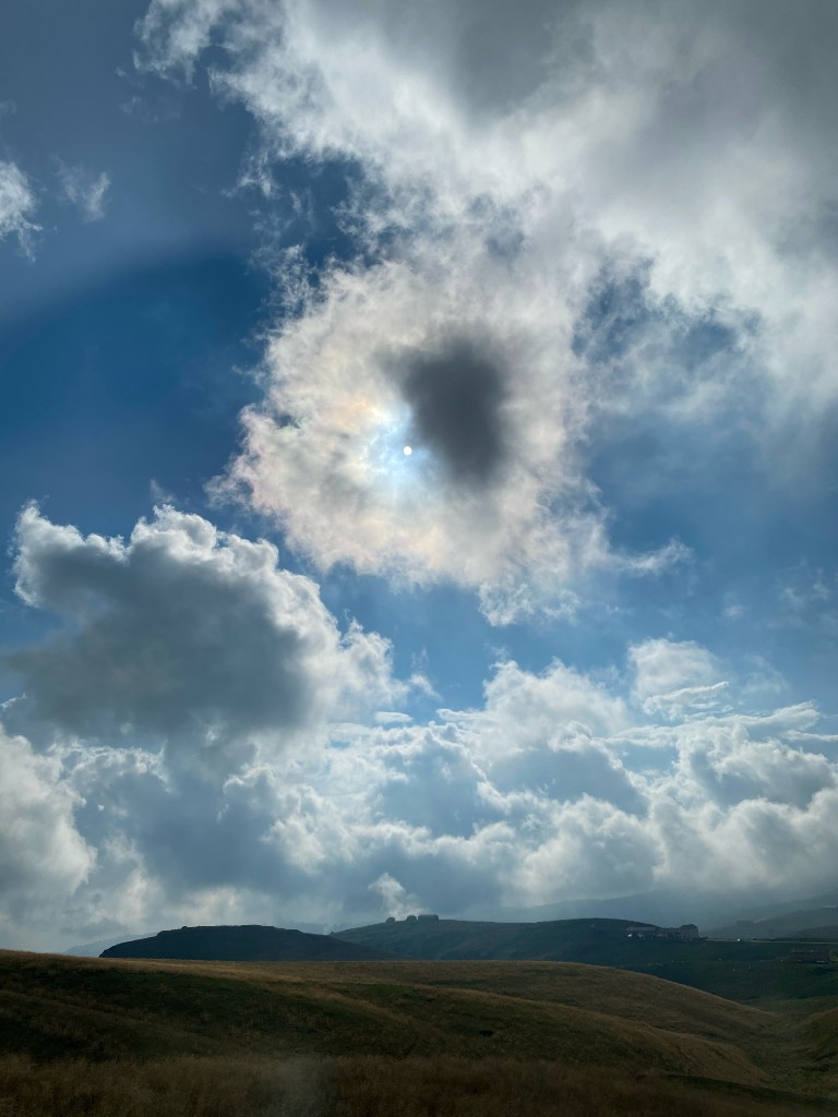 Clouds over the high pastures of Lessinia in northern Veneto