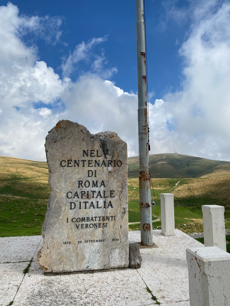 Rolling valleys and open sky across the Lessinia plateau