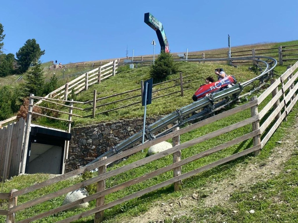 Plosebob alpine coaster on the Plose · South Tyrol
