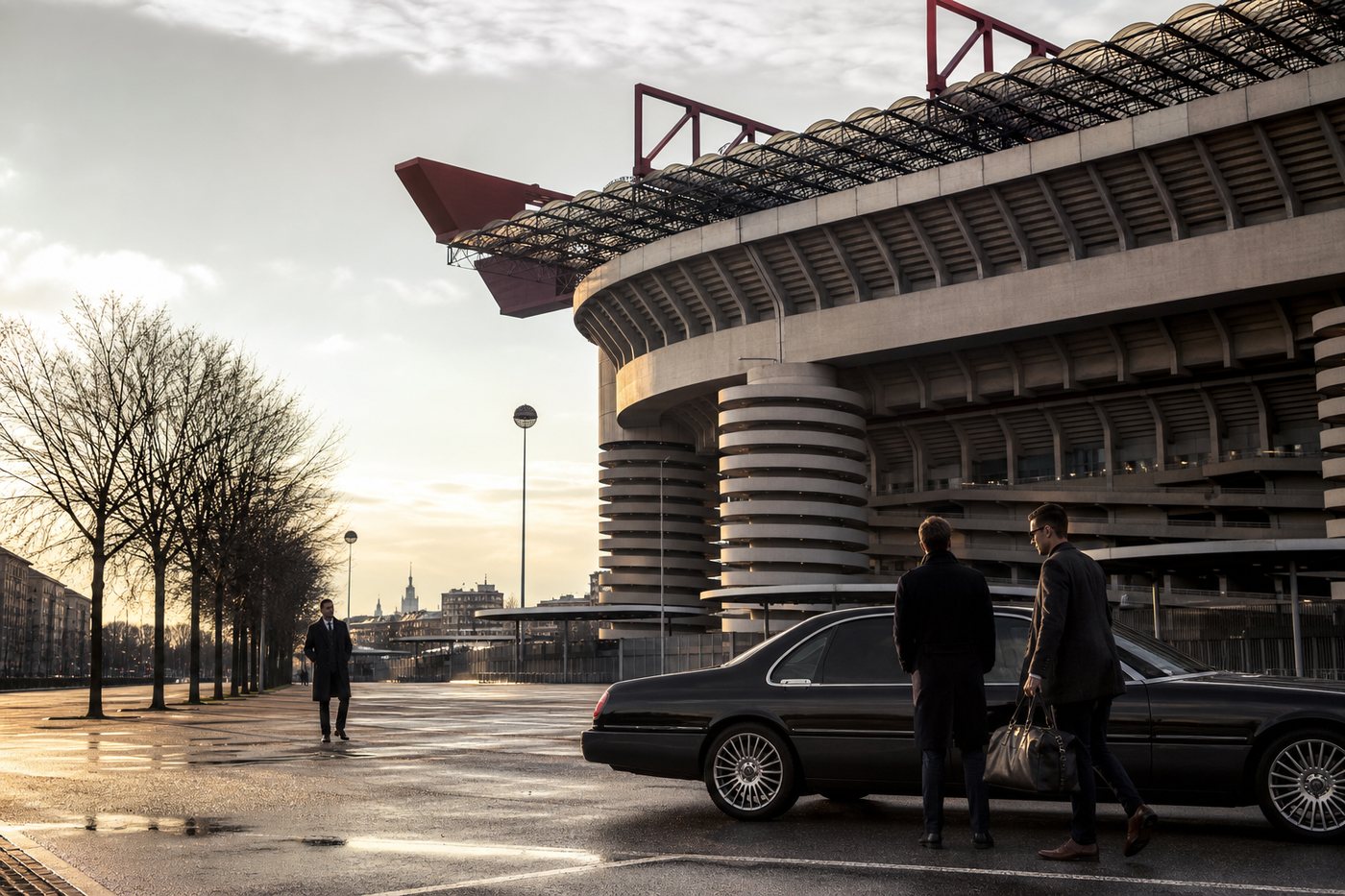 San Siro and Milan city style for the football chapter