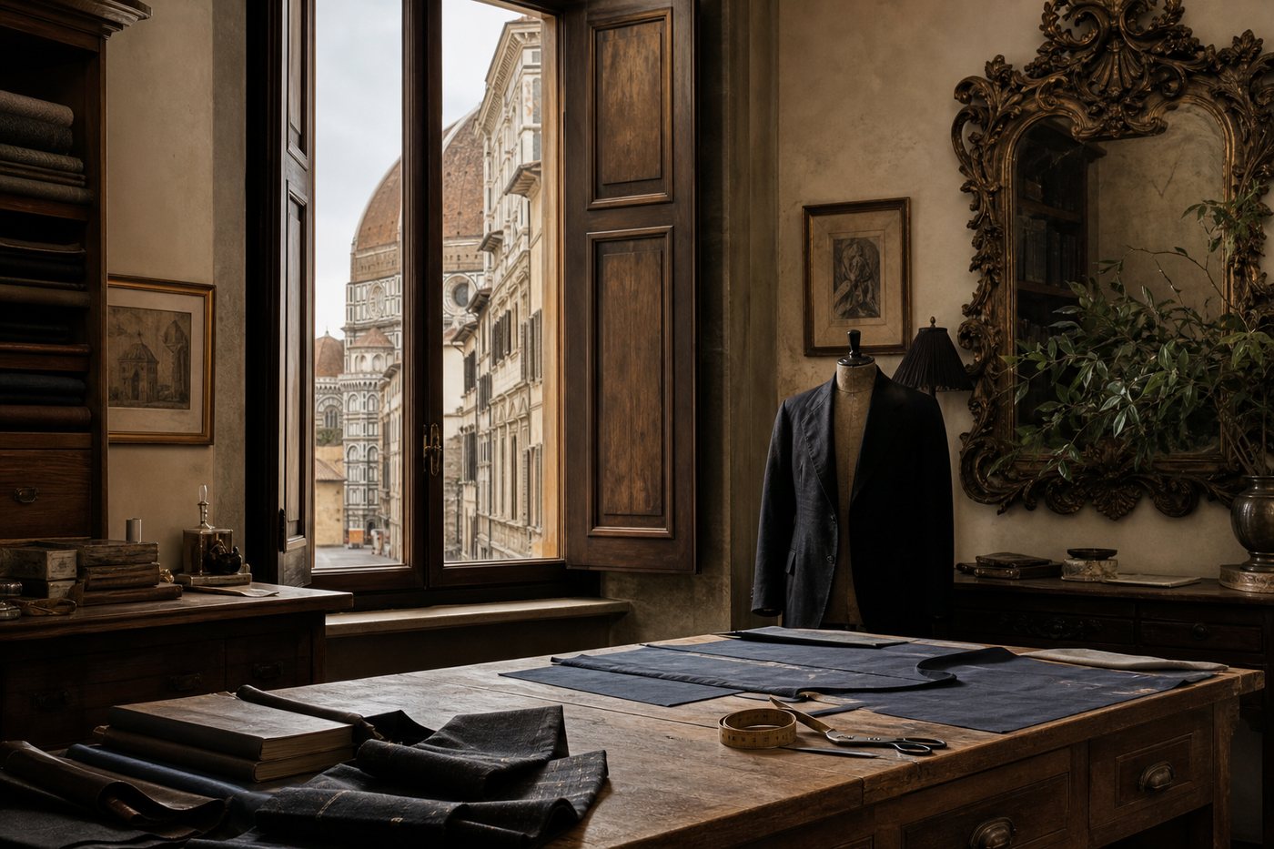 Florence artisan atelier and Italian fashion craft