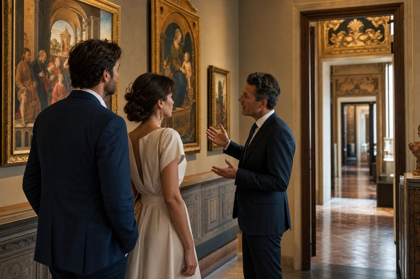 Florence Renaissance gallery with private art guide
