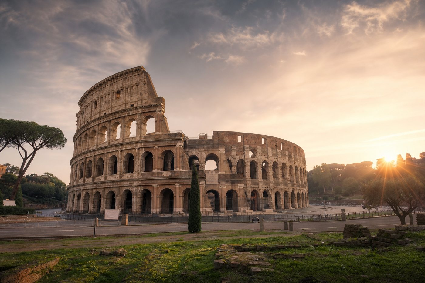 Rome imperial architecture and private cultural opening