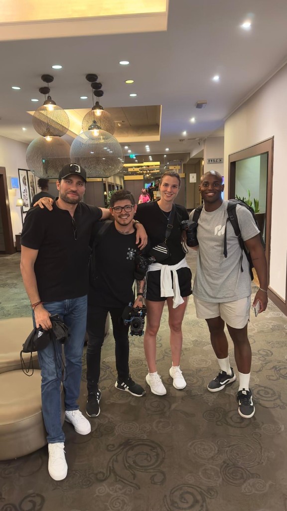 Private group arriving in a Rome hotel lobby at the start of a private OHH! Italy journey