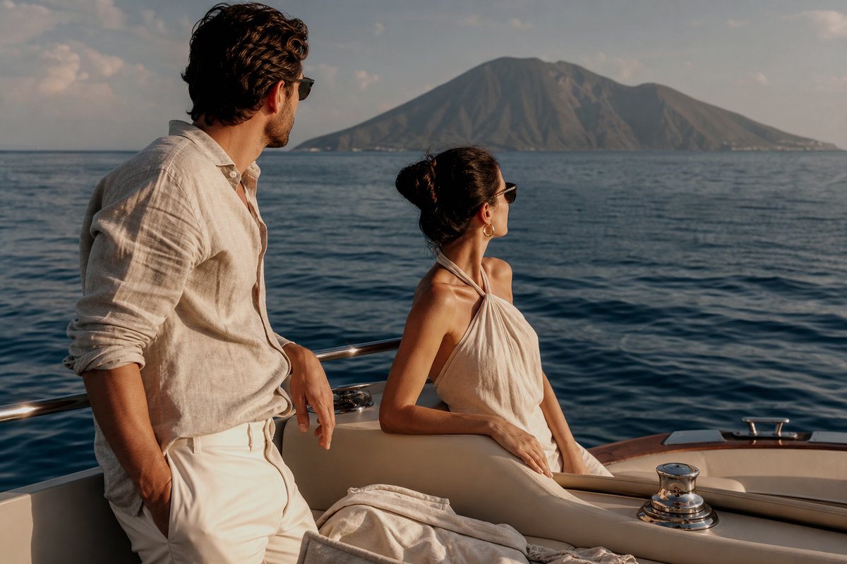 Luxury private yacht journey in Sicily