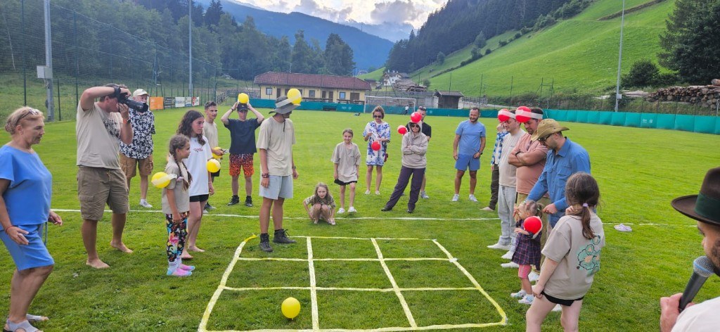 Group games on the sports area · 2024