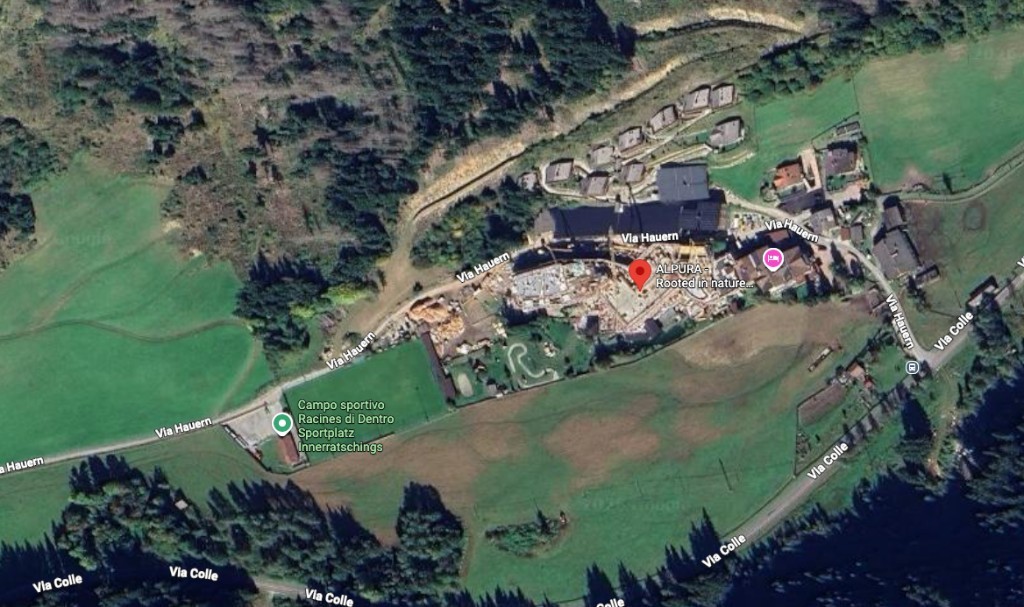 Map · Alpura Retreat next to Campo sportivo Racines di Dentro / Sportplatz Innerratschings