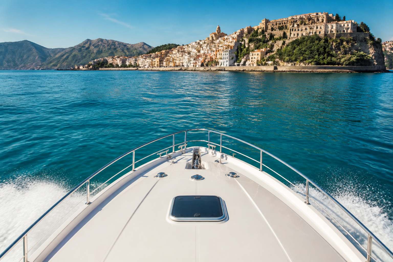 Luxury private yacht journey in Sicily