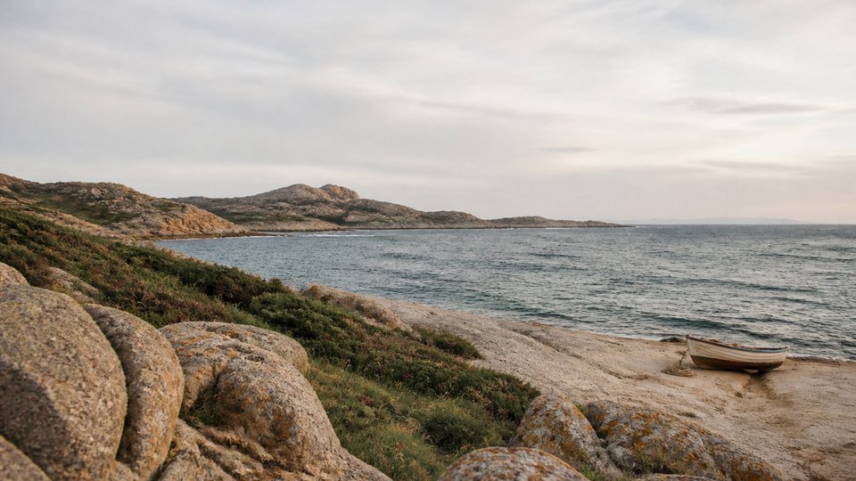 Granite coastline and Mediterranean scrub in Sardinia, OHH! ITALY