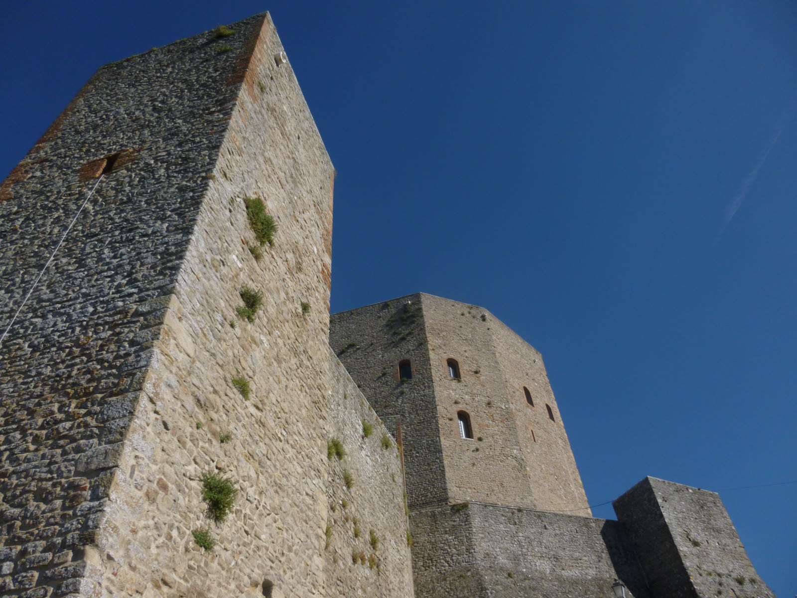 Malatesta stone of the rocca at Montefiore Conca, Emilia-Romagna, OHH! ITALY