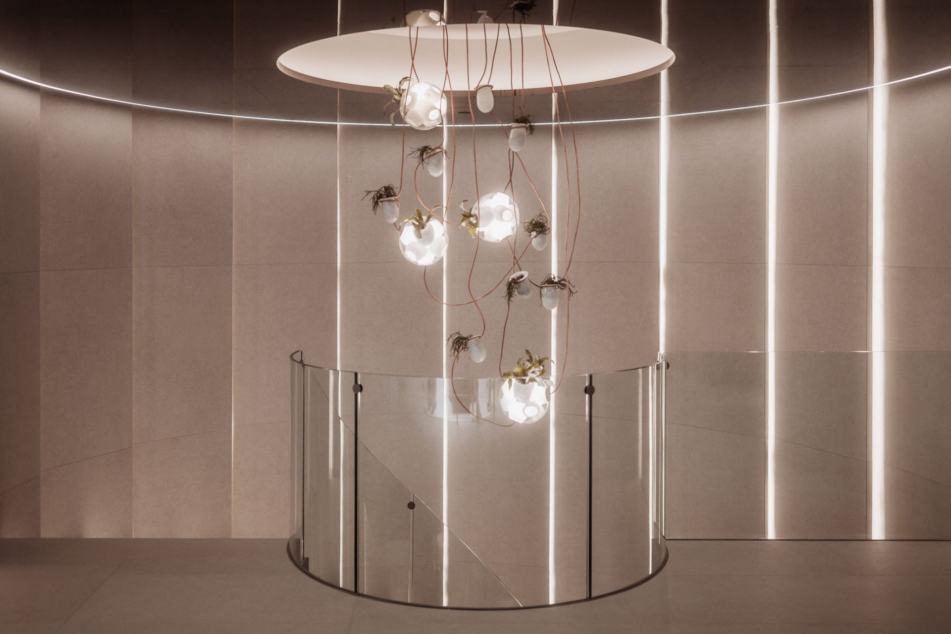 Empty interior well at Hotel Solvie, Gruppo Winkler