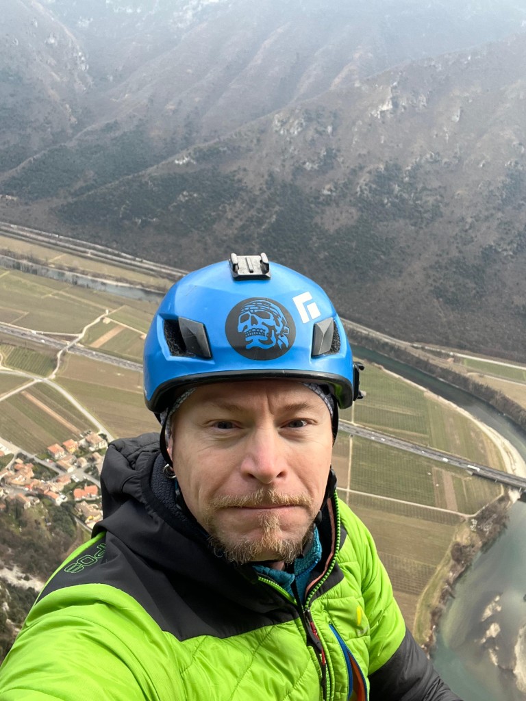 Christian Cavallin overlooking a mountain valley — OHH! ITALY Journal